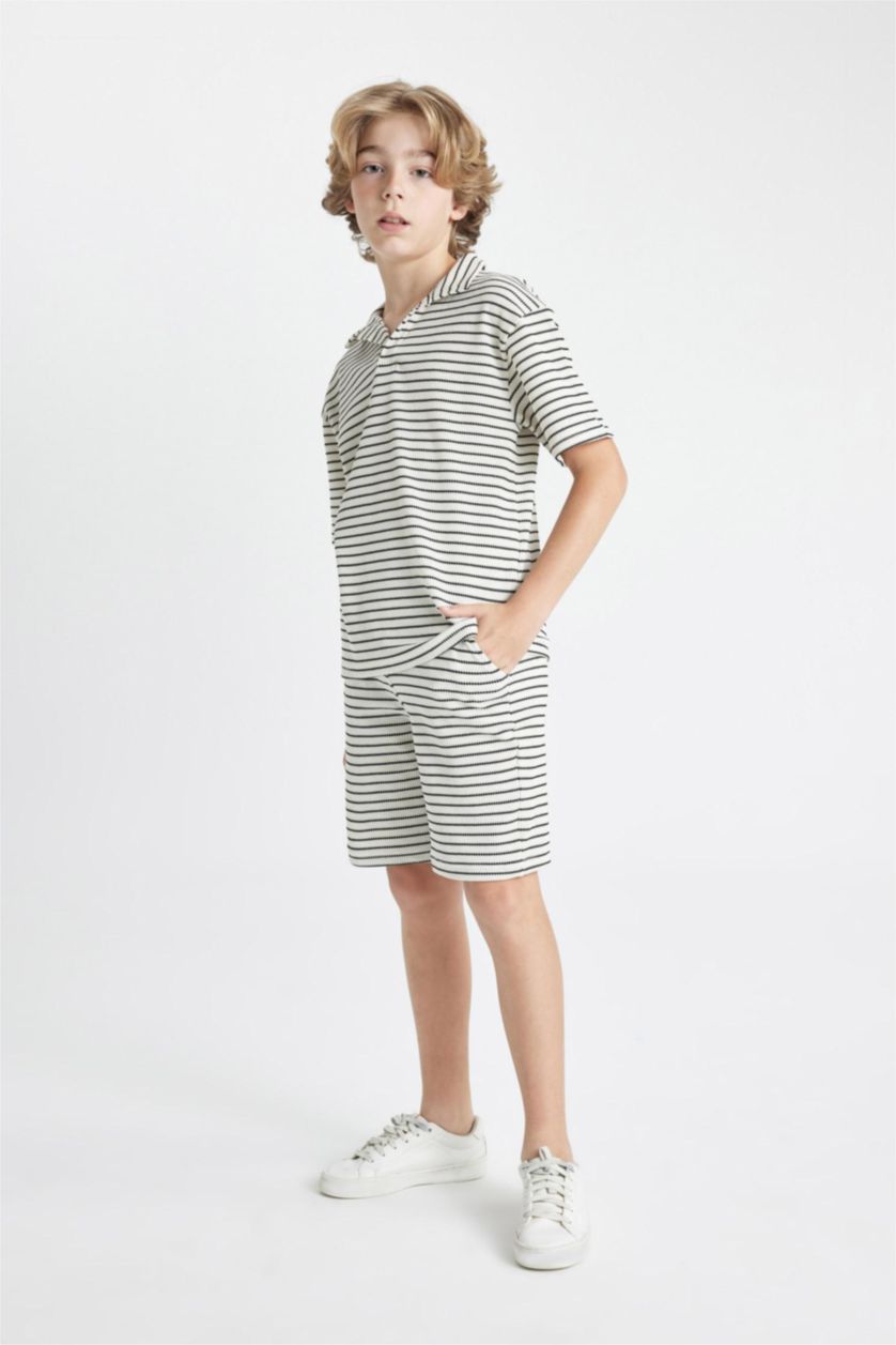 BOYS & TEENS Light Stone طقم قصة عادية