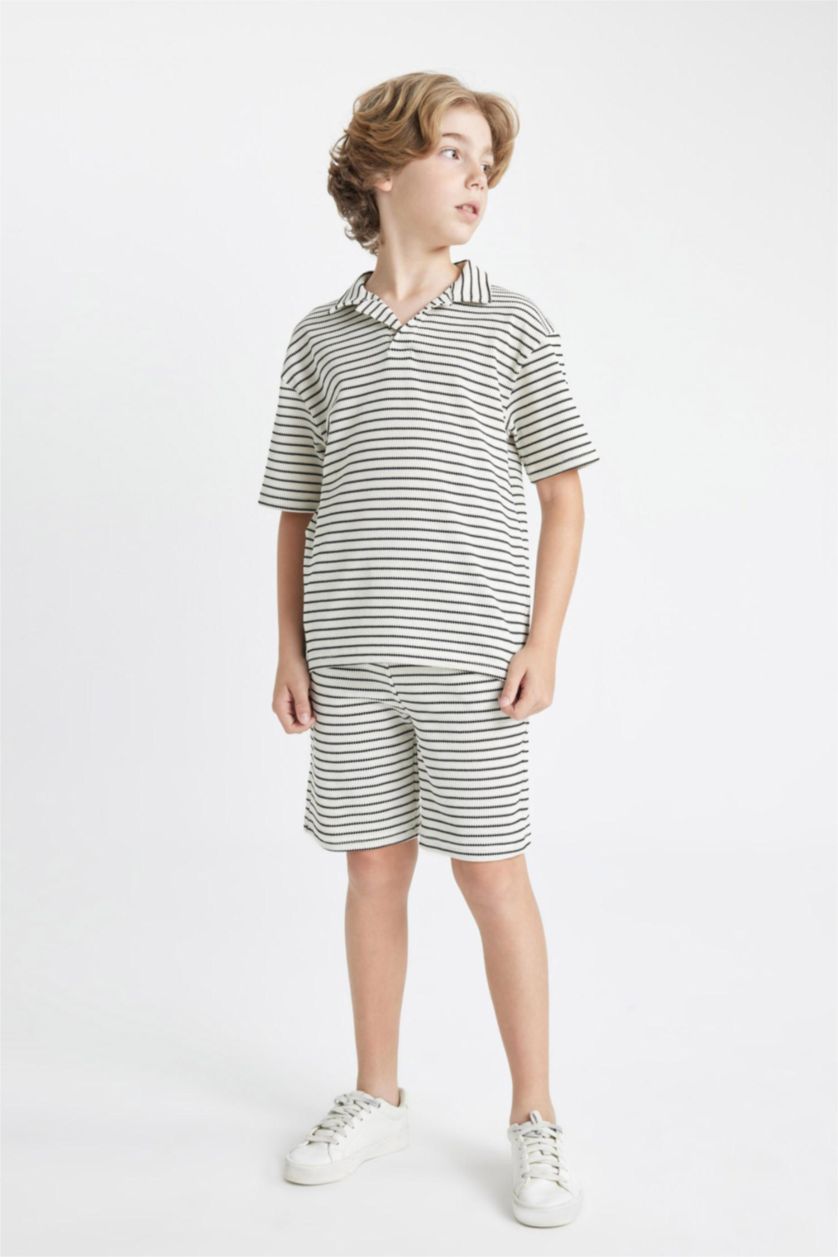 BOYS & TEENS Light Stone طقم قصة عادية
