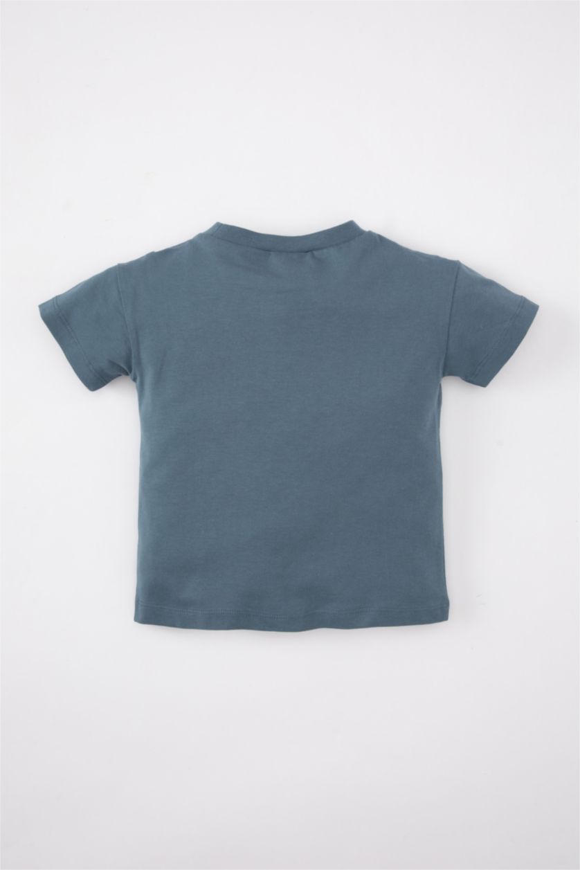 BABY BOY Light Indigo تيشيرت نص كم قصة عادية