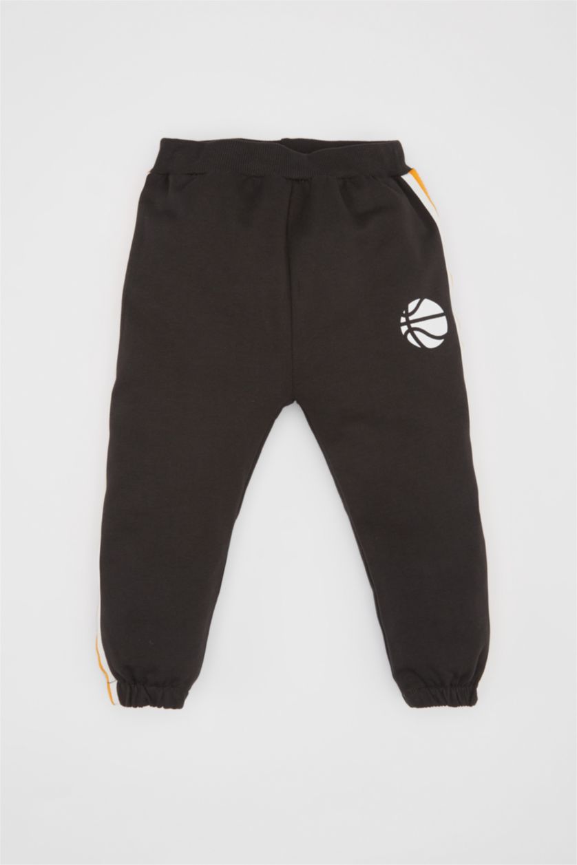 BÉBÉ GARÇON Blanc Ensemble De T-Shirt à Manches Courtes Imprimé et Jogging pour Bébé Garçon