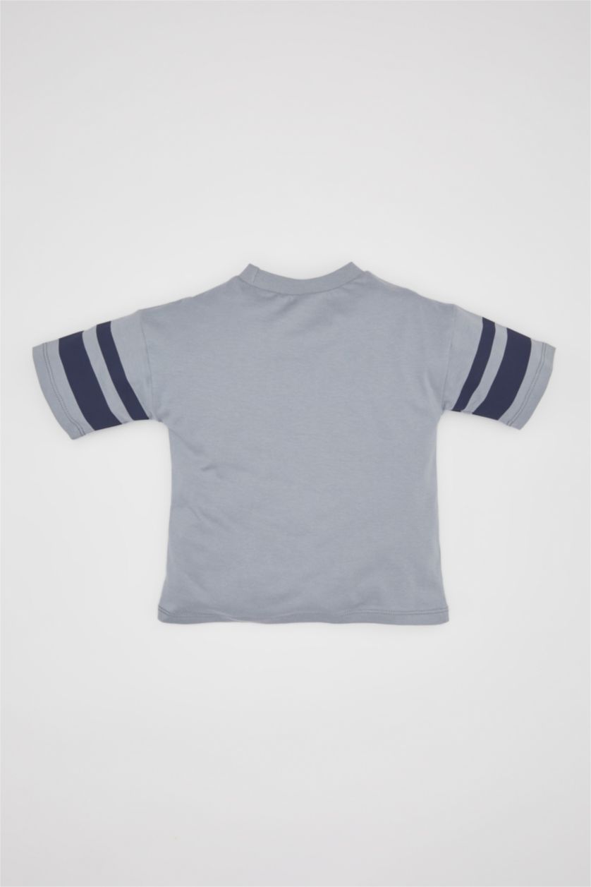 BÉBÉ GARÇON Gris Clair T-Shirt à Manches Courtes imprimé pour Bébé Garçon