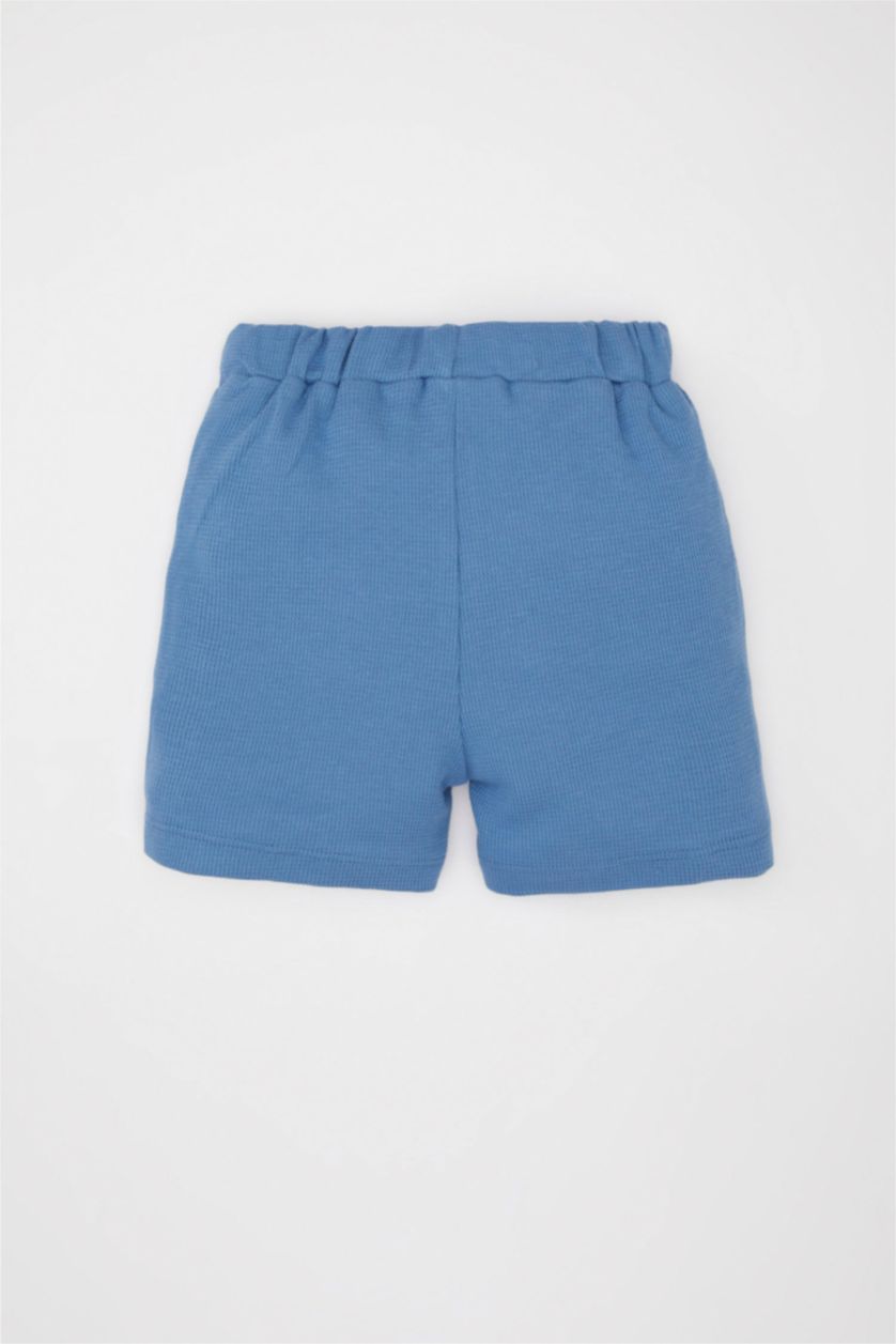 BABY BOY Blue Baby Boy Pocket Waffle Shorts