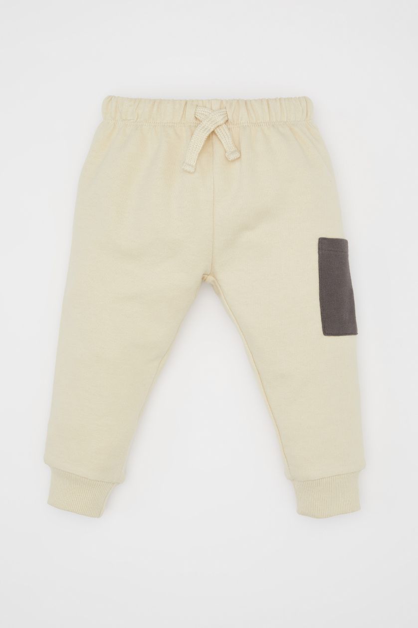 BABY BOY Beige Baby Boy Sweatpants