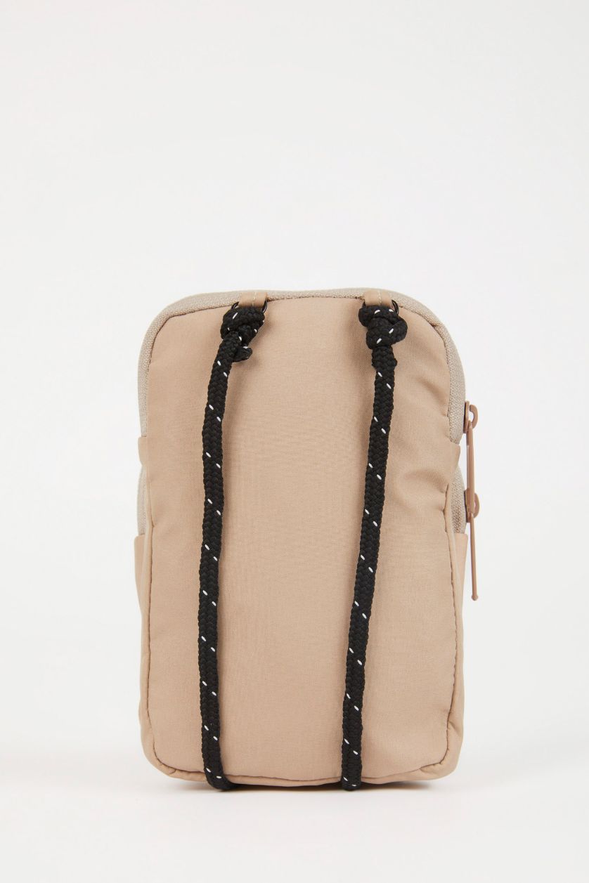 أولادي بيج شنطة هاتف اولادي قماش خفيف بيج