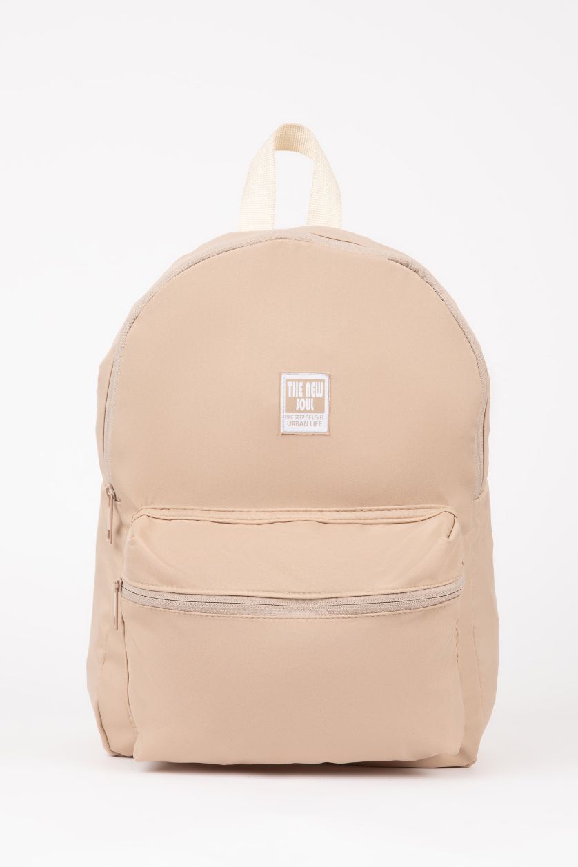 Boys & Teens Beige Boy School Backpack