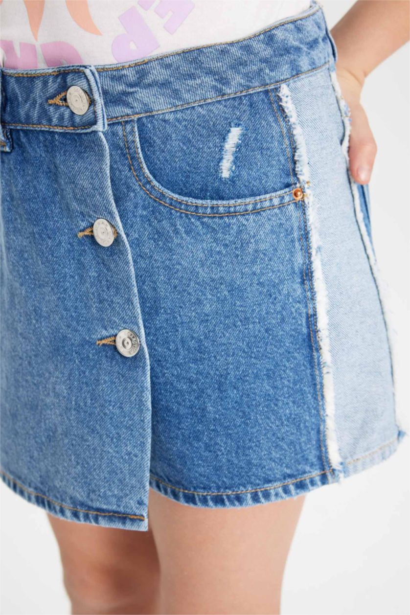 Girls & Teens Blue Girl Denim Skort