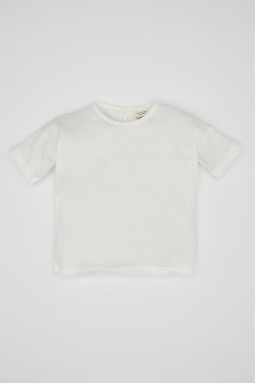 طفلة صغيرة أخضر فاتح طقم بناتي فستان وتيشيرت نص كم - قطعتين