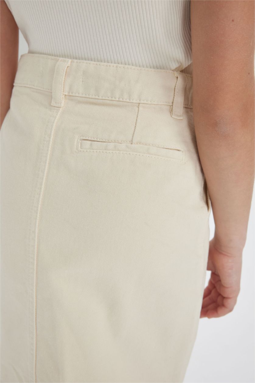 FILLES Écru Jupe à coupe régulière Pour Fille