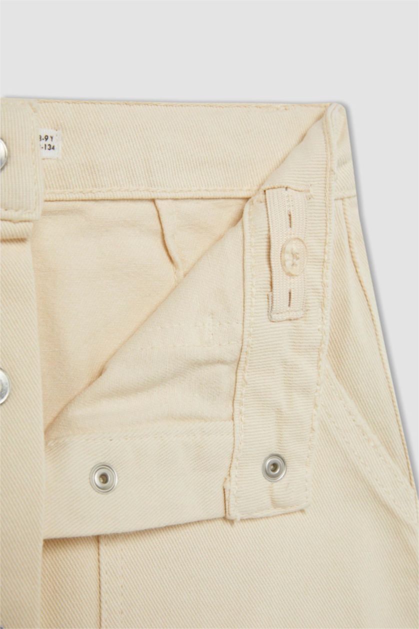 FILLES Écru Jupe à coupe régulière Pour Fille