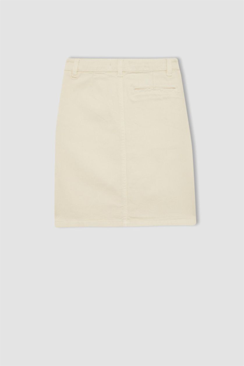 FILLES Écru Jupe à coupe régulière Pour Fille