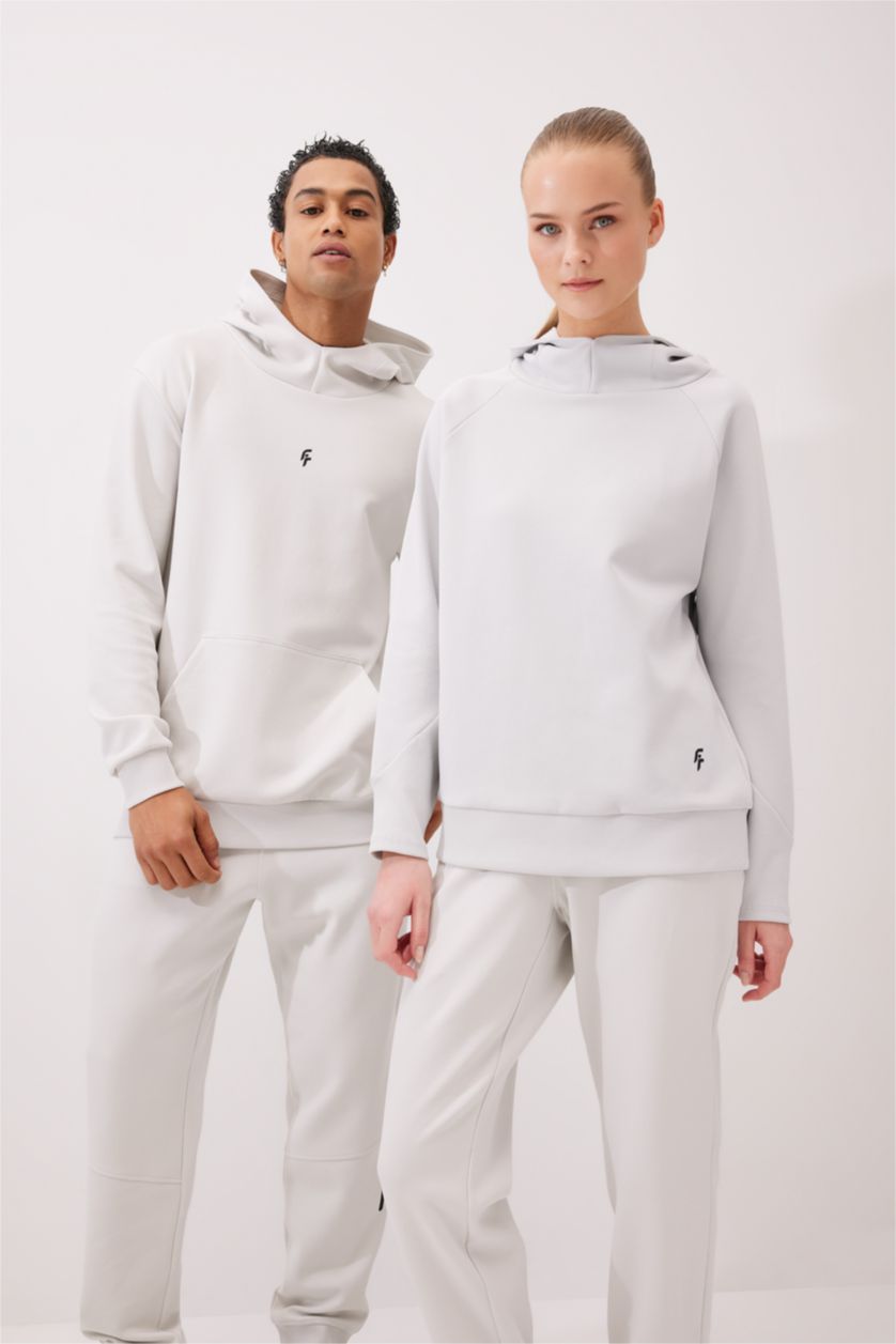 WOMAN Stone Standard Fit Skuba Diving Fabric Hoodie