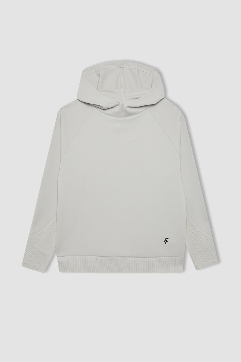 WOMAN Stone Standard Fit Skuba Diving Fabric Hoodie