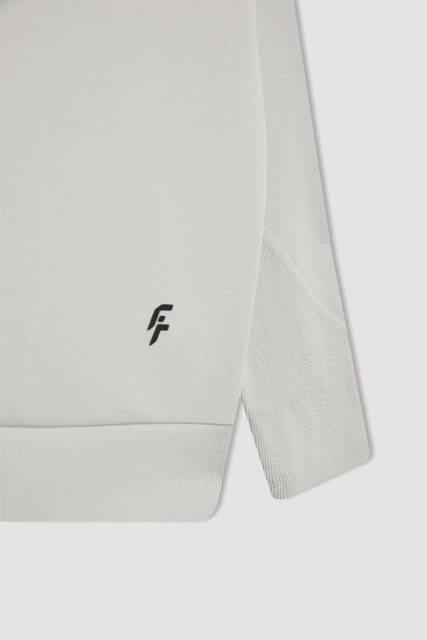 WOMAN Stone Standard Fit Skuba Diving Fabric Hoodie