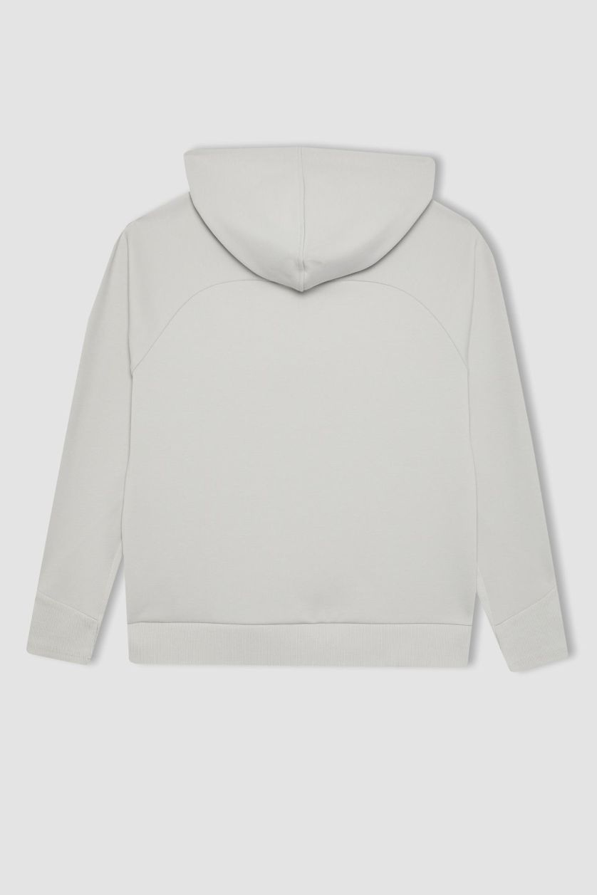 WOMAN Stone Standard Fit Skuba Diving Fabric Hoodie