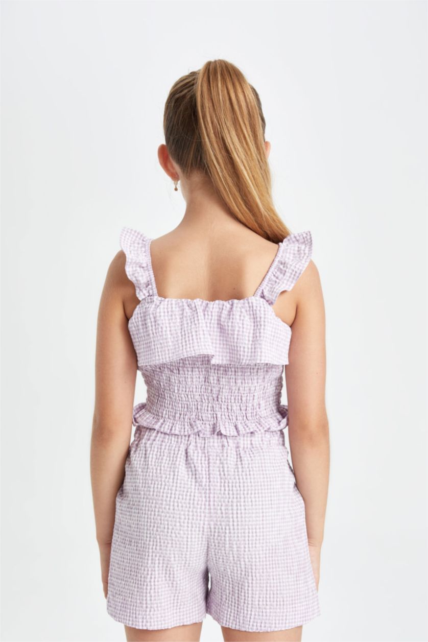 GIRLS & TEENS Light Lilac Girl Short Sleeve Blouse