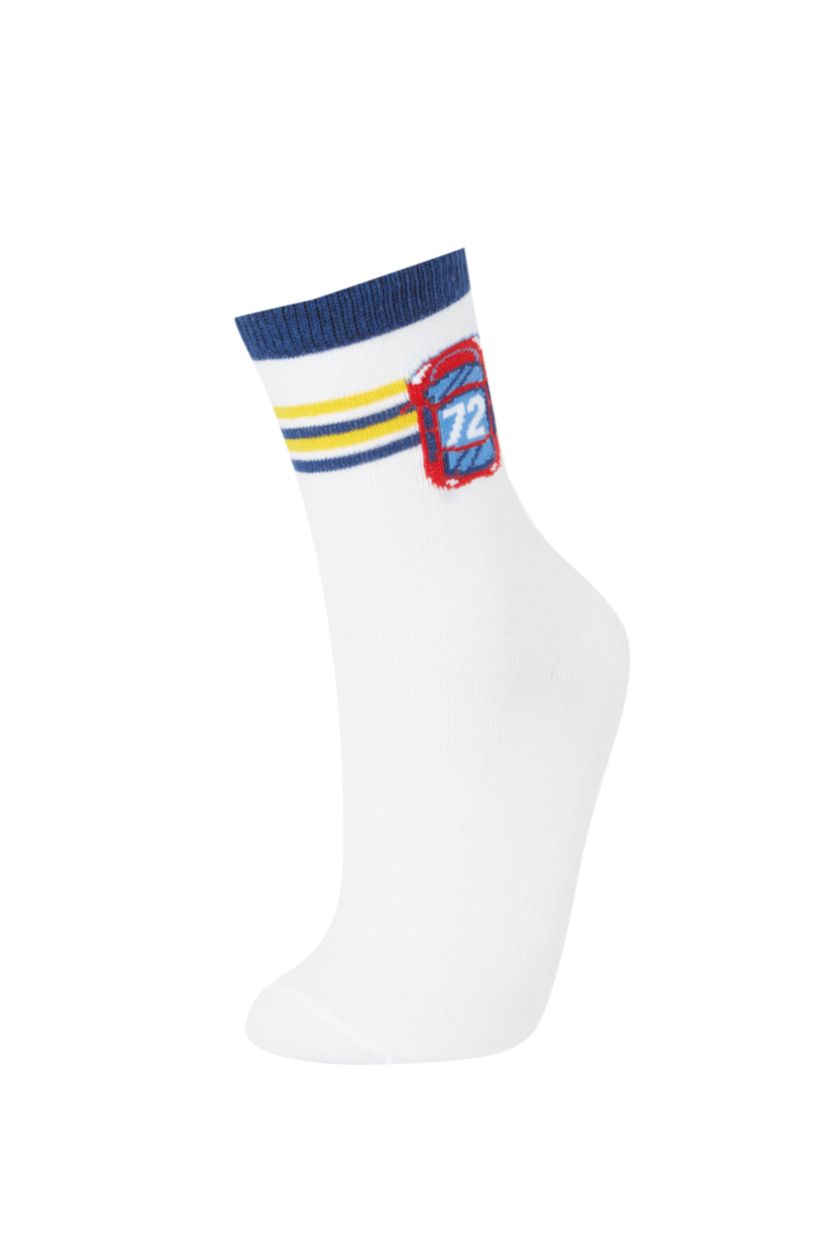 Мальчики и подростки Разноцветный Длинные носки из хлопка для мальчиков, 3 пары