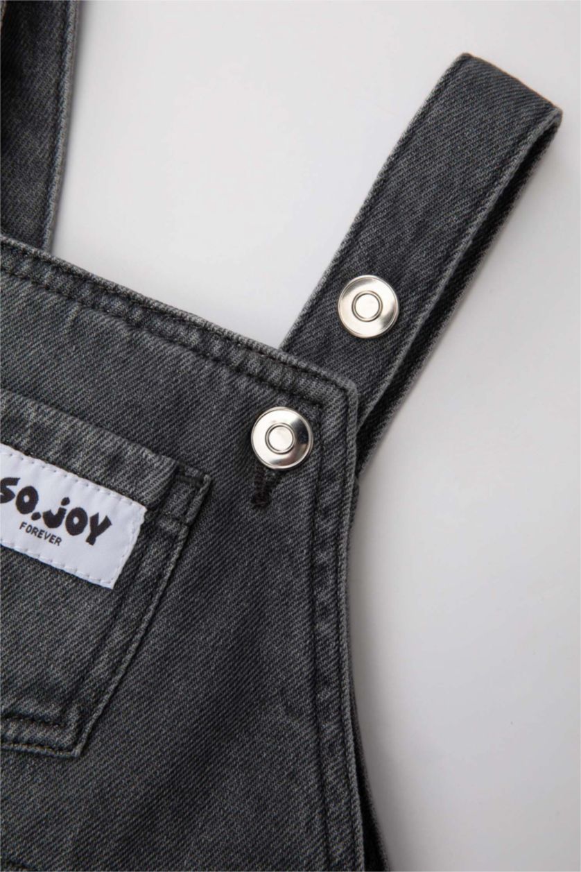 Erkek Bebek Açık Gri Erkek Bebek Jean Tulum