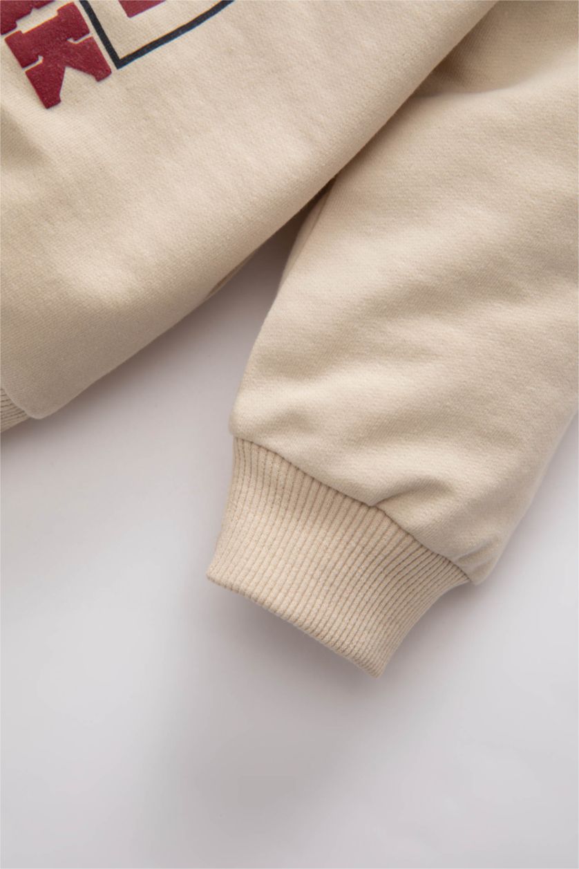 Малыши мальчики Бежевый Комплект из 2-х вещей с принтом для малышей мальчиков