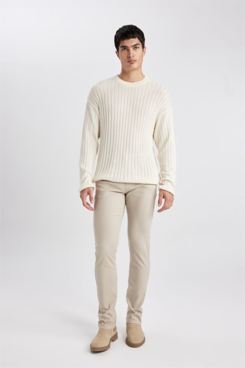 MAN Sand Slim Fit Trousers