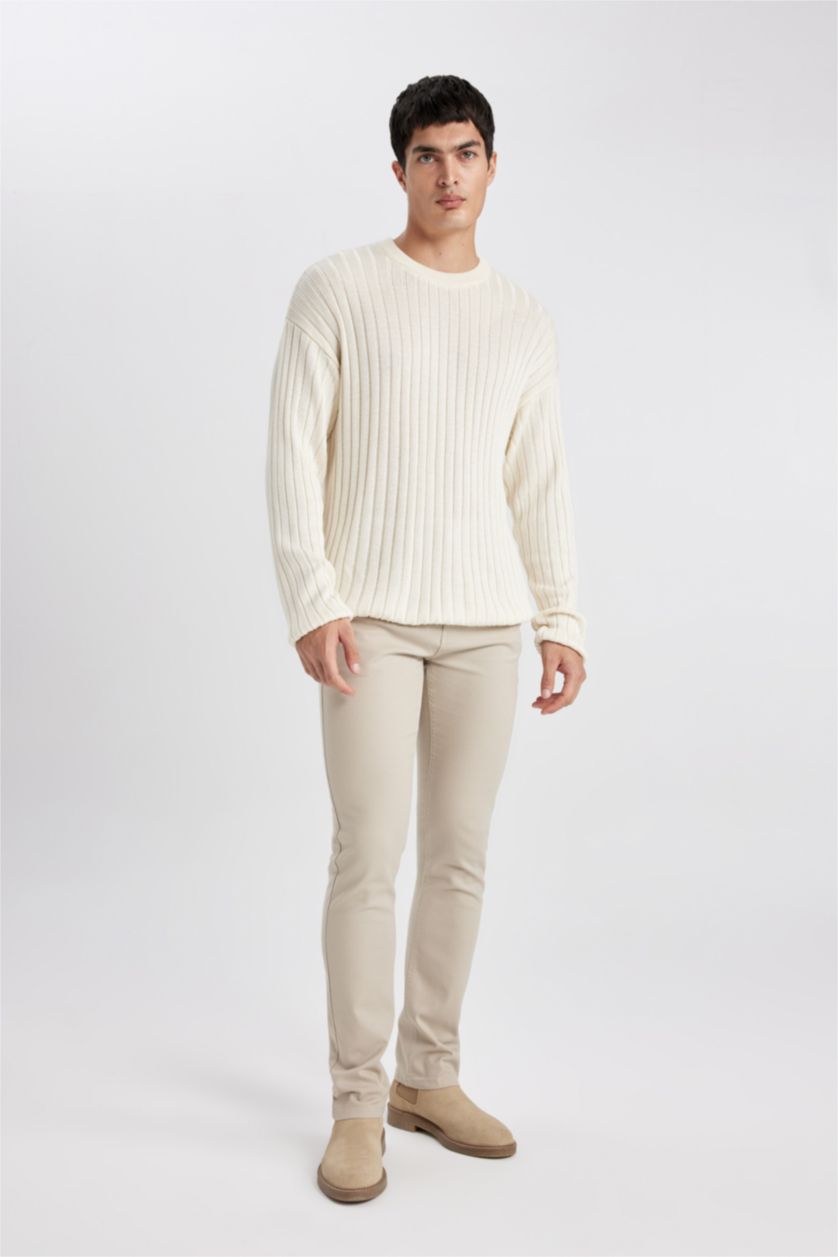 MAN Sand Slim Fit Trousers