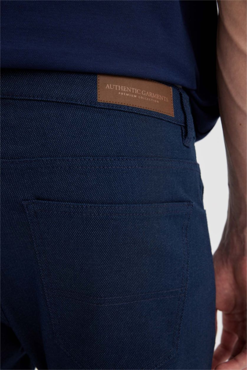 رجالي كحلي بنطلون تشينو سليم فيت