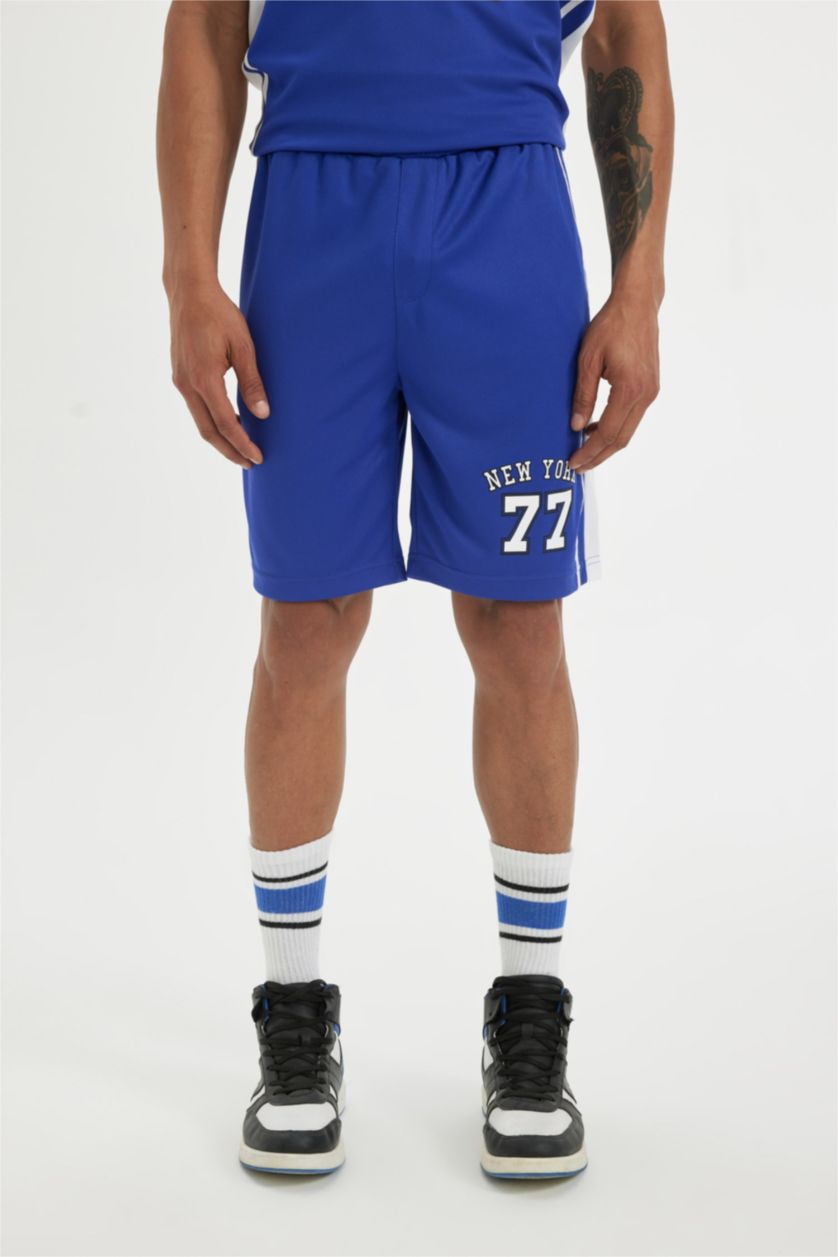 رجالي D.VIOLET شورت رياضي قصير قصة عادية