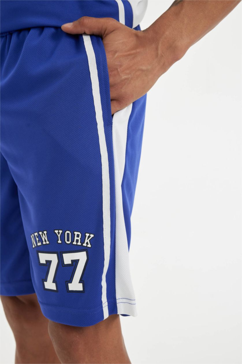 رجالي D.VIOLET شورت رياضي قصير قصة عادية