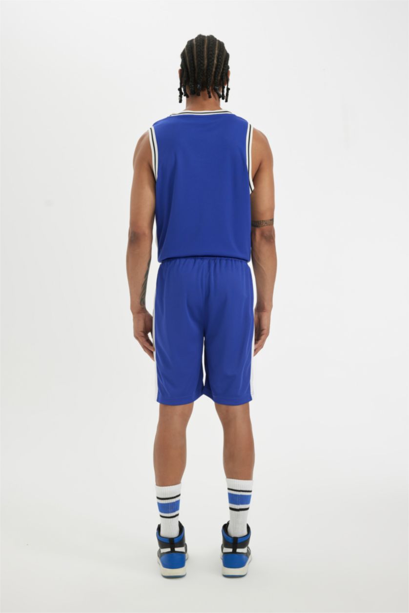 رجالي D.VIOLET شورت رياضي قصير قصة عادية