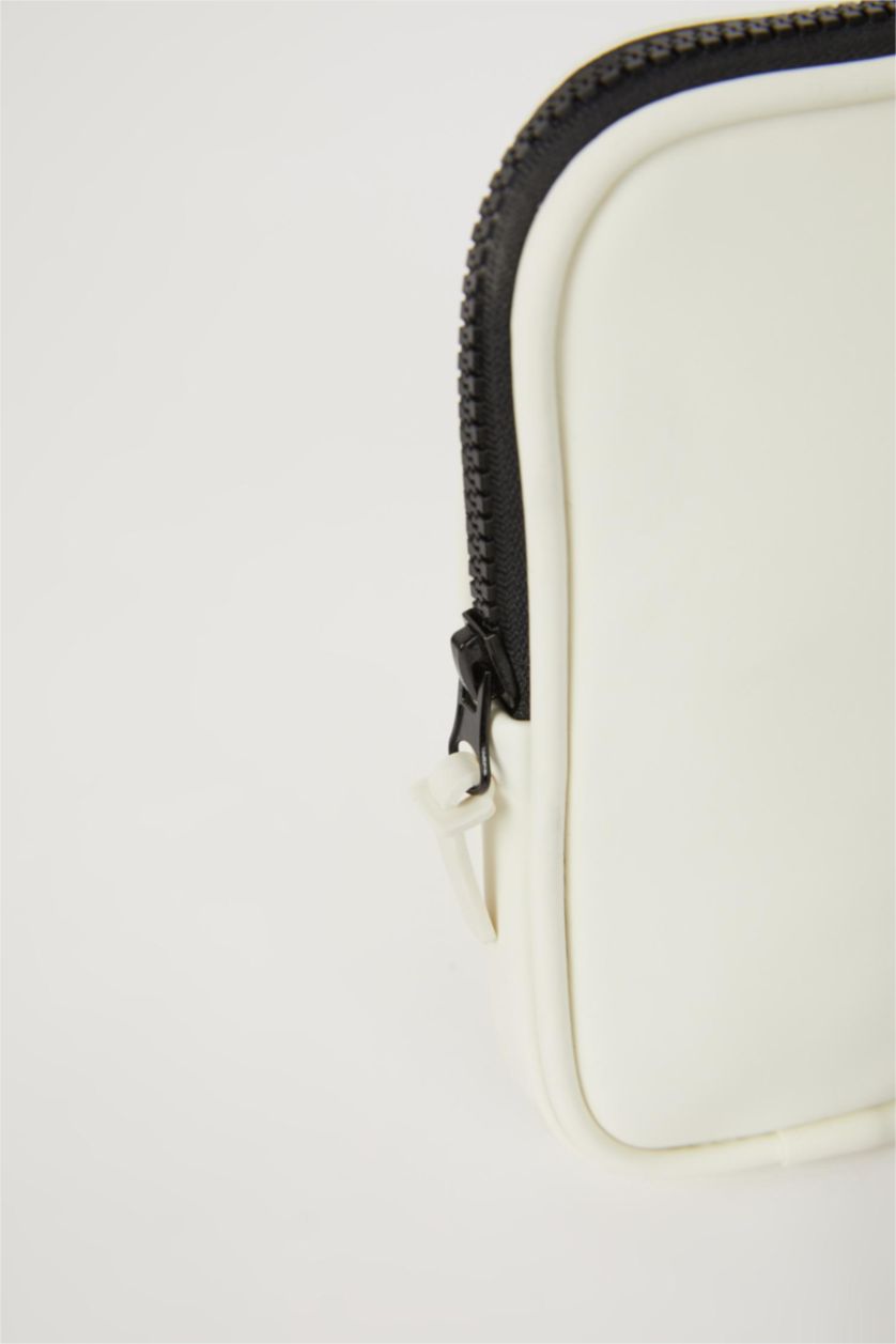 Erkek Bej Erkek Orta Suni Deri Telefon Çantası