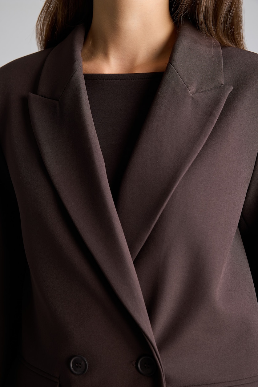 Kadın Kahve Oversıze Blazer Ceket