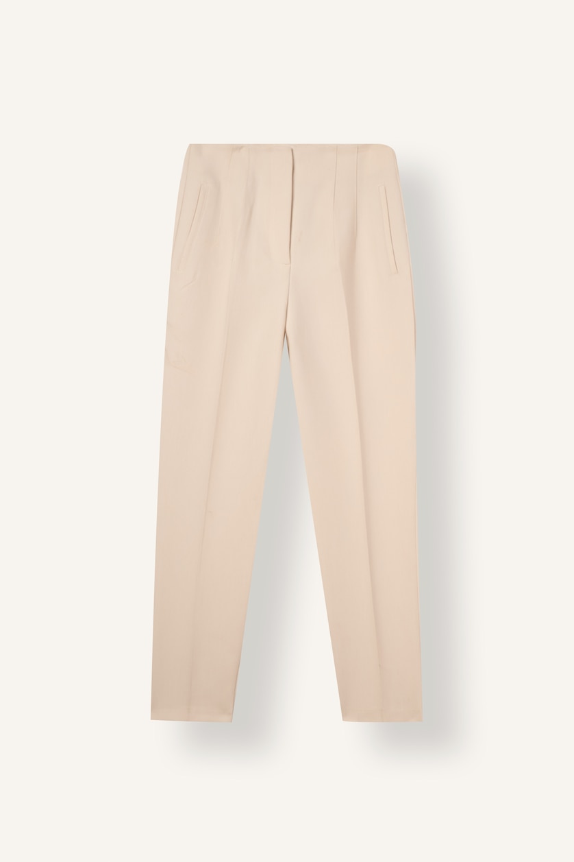 Kadın Ekru Carrot Fit Pantolon