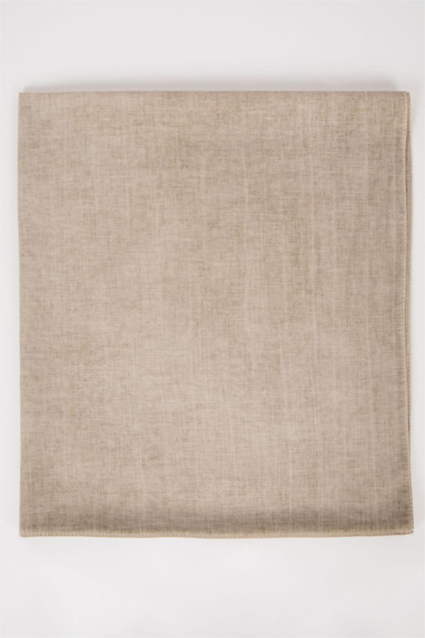 WOMAN Beige Woman Cotton Hijab Shawl