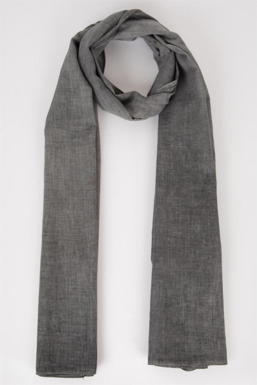 حريمي رمادي داكن شال قطن حريمي محجبات