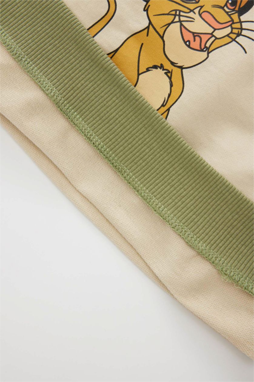 BABY BOY Beige Baby Boy Disney Lion King Crew Neck Sweatshirt