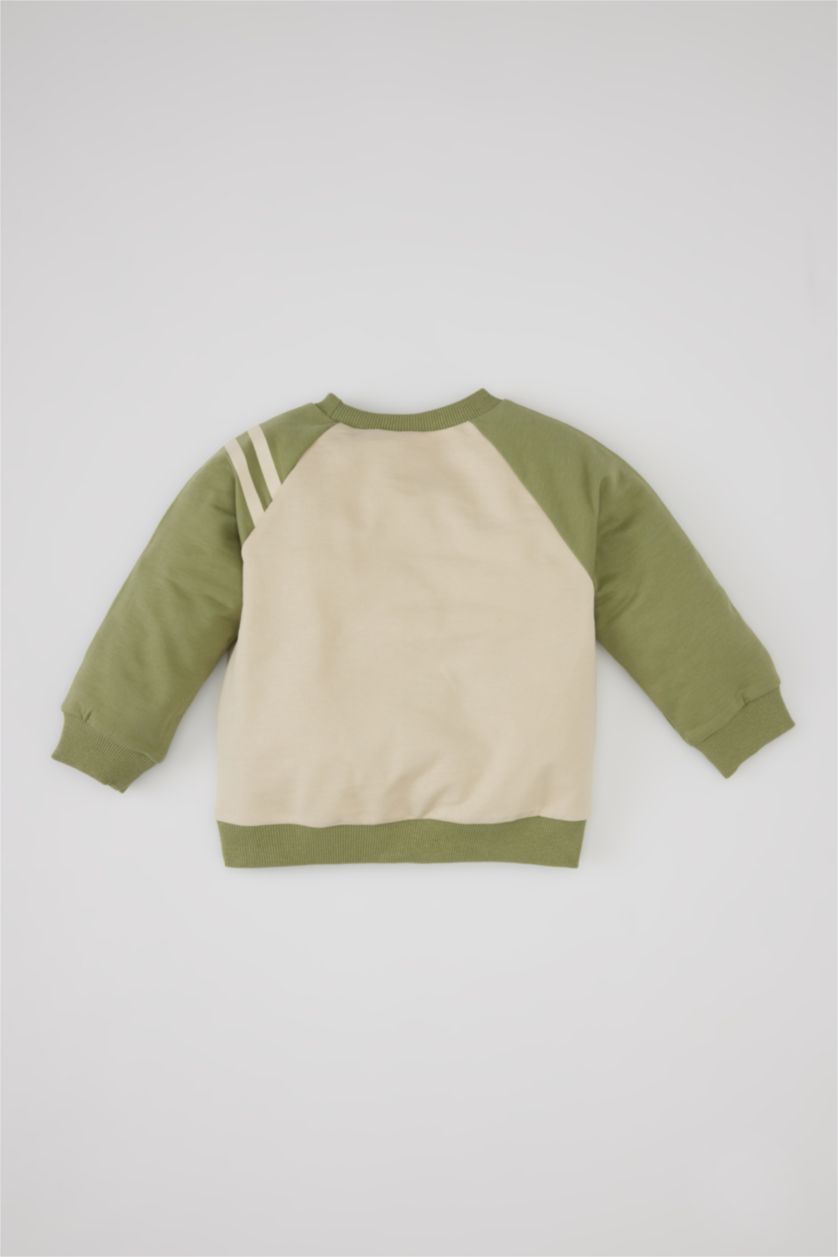 BABY BOY Beige Baby Boy Disney Lion King Crew Neck Sweatshirt