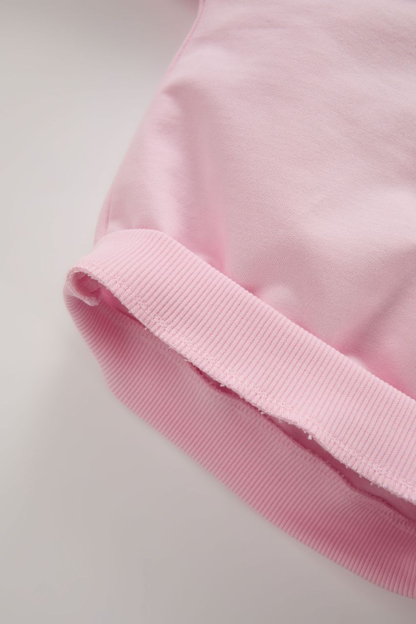 BABY GIRL Pink Baby Girl Floral Printed Sweatshirt Sweatpants 2 Piece Set