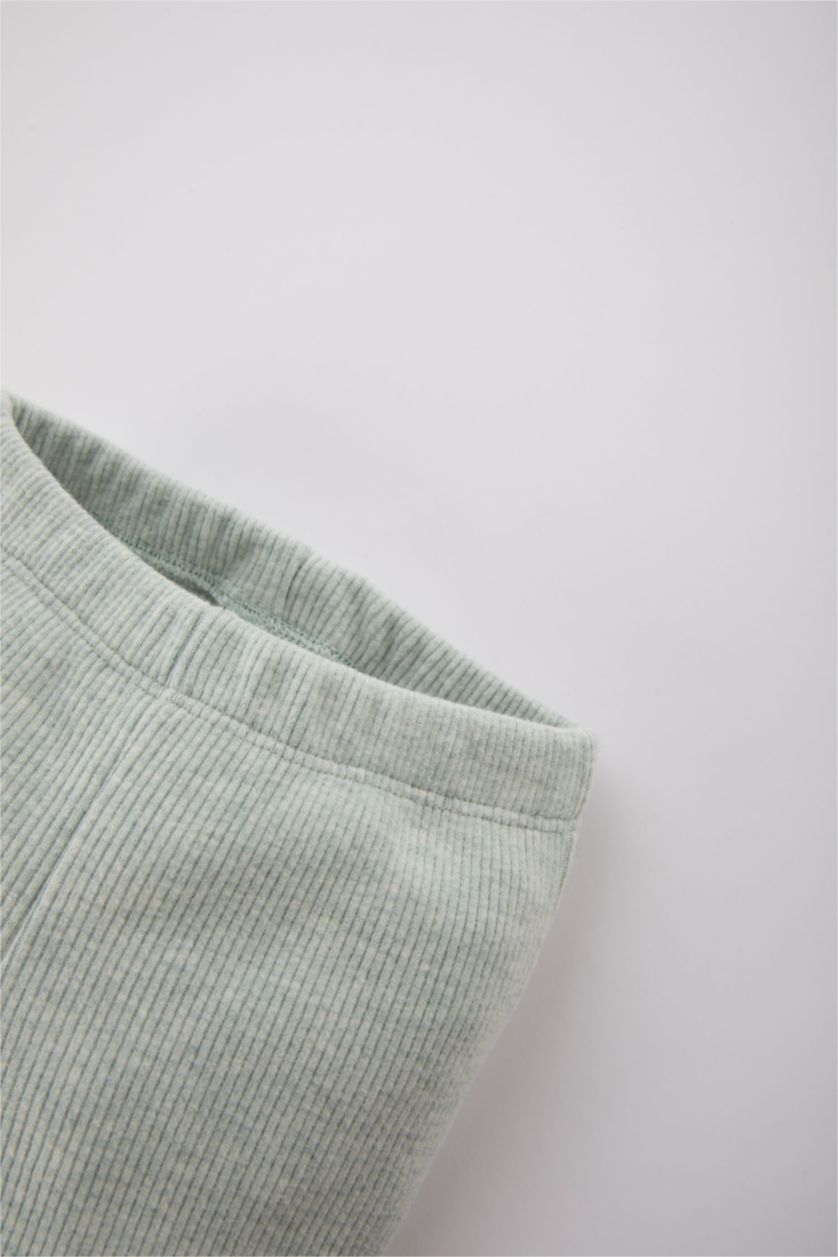 BABY GIRL Mint Baby Girl Regular Fit Leggings