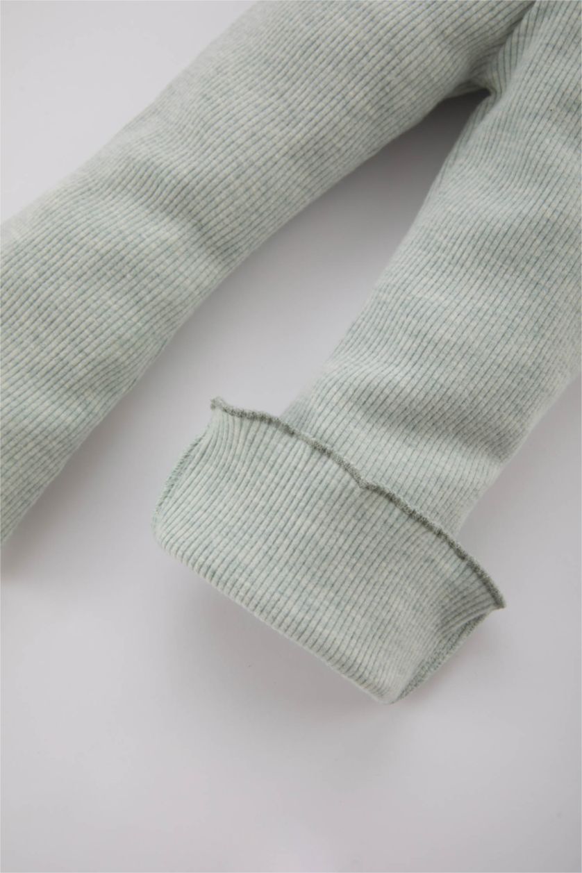 BABY GIRL Mint Baby Girl Regular Fit Leggings