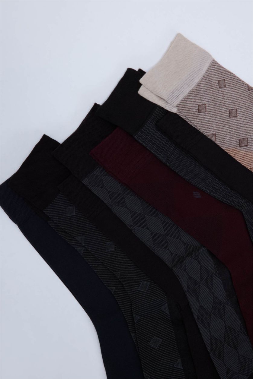 رجال كحلي جوارب بامبو رجالي بدون خياطة - قطعتين