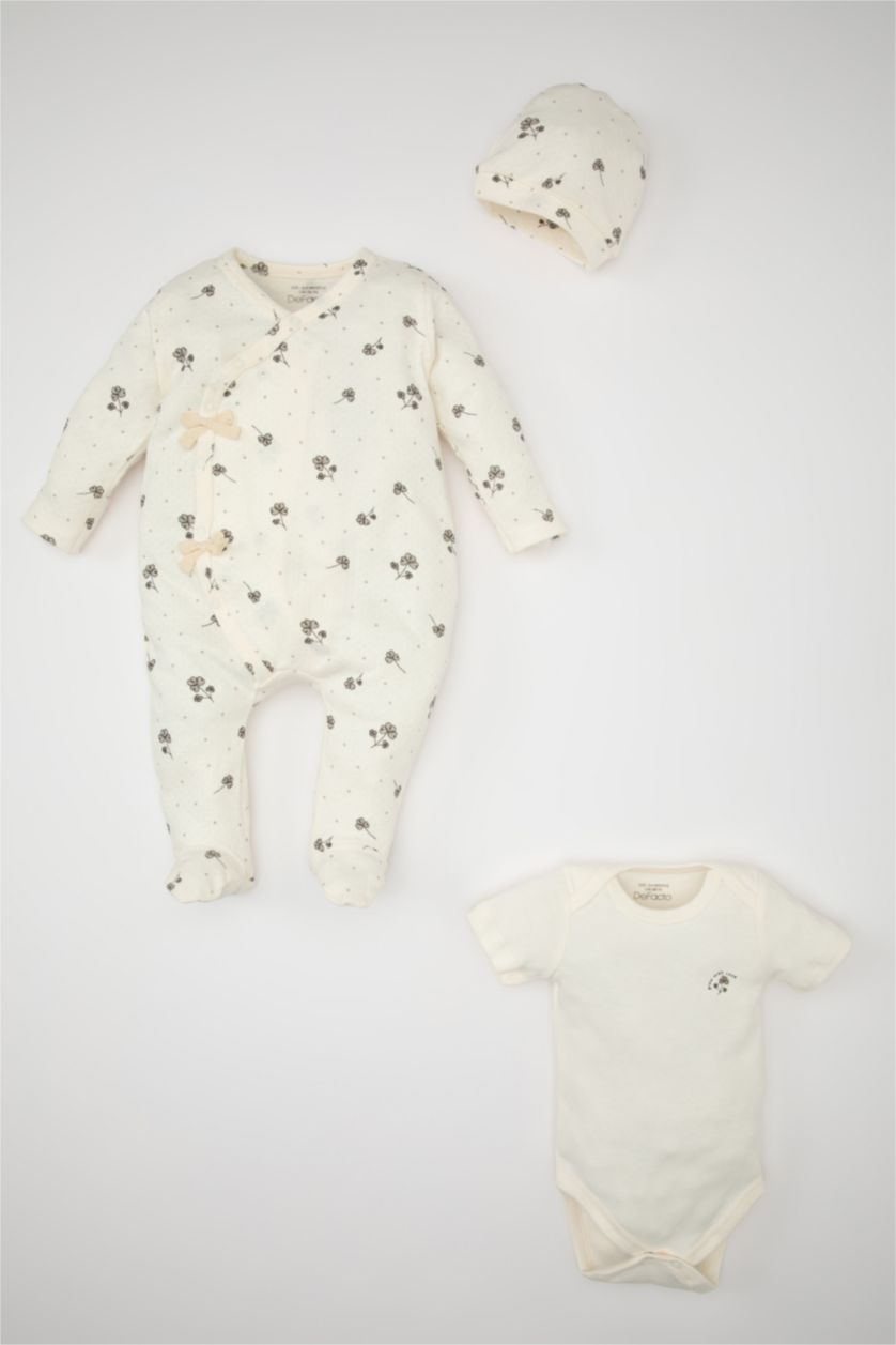 Малыши девочки Бежевый Комплект из 3-х вещей для малышей девочек