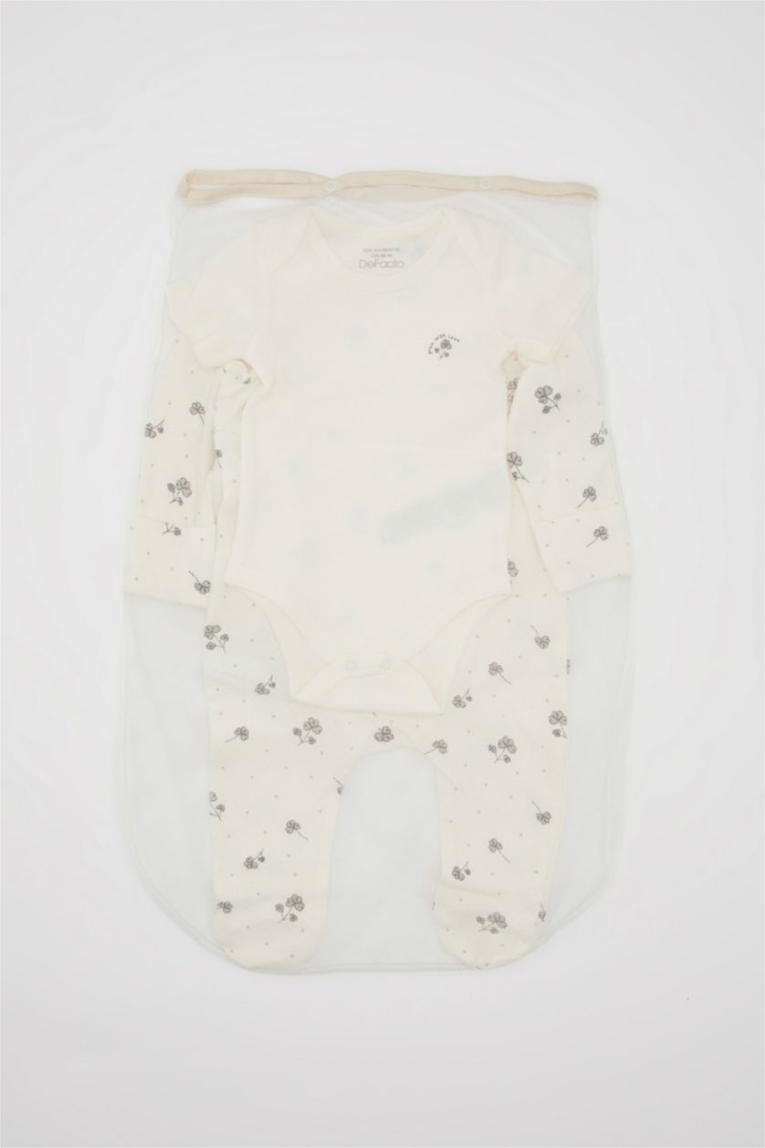 Малыши девочки Бежевый Комплект из 3-х вещей для малышей девочек