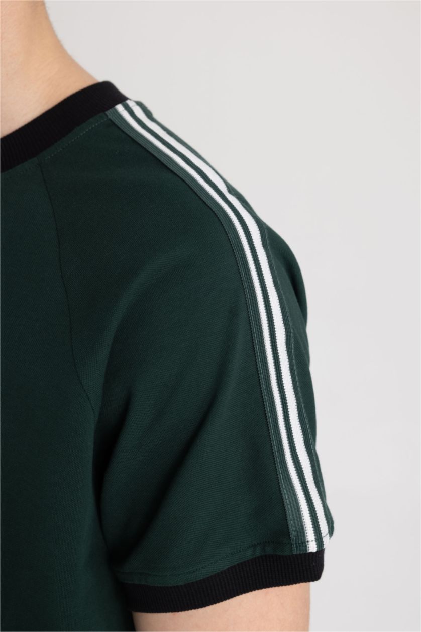 HOMME Vert Foncé T-Shirt coupe régulière Col Rond