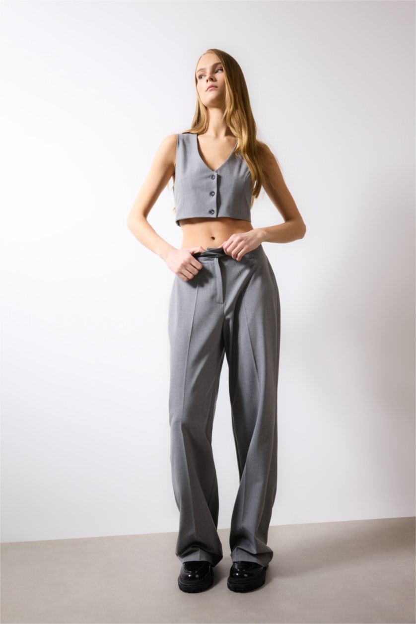 نساء ميلانج رمادي فاتح يلك بليزر كروب