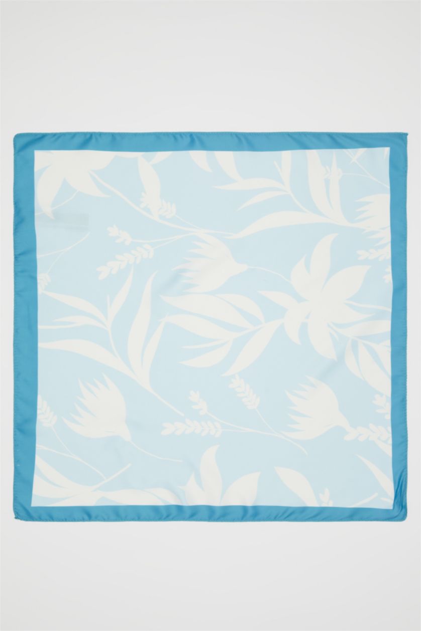 Kadın Mavi Kadın Fular