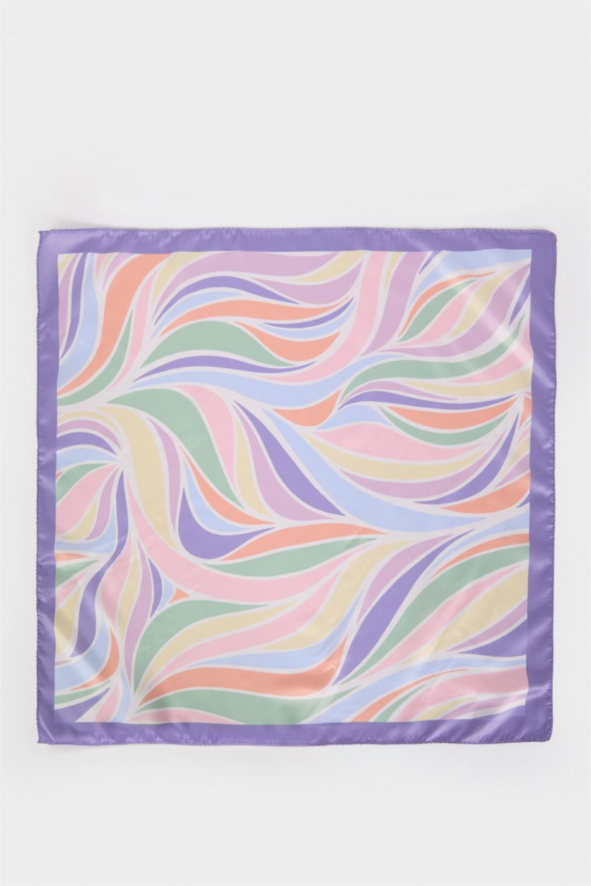 Woman Lilac Woman Printed Bandana