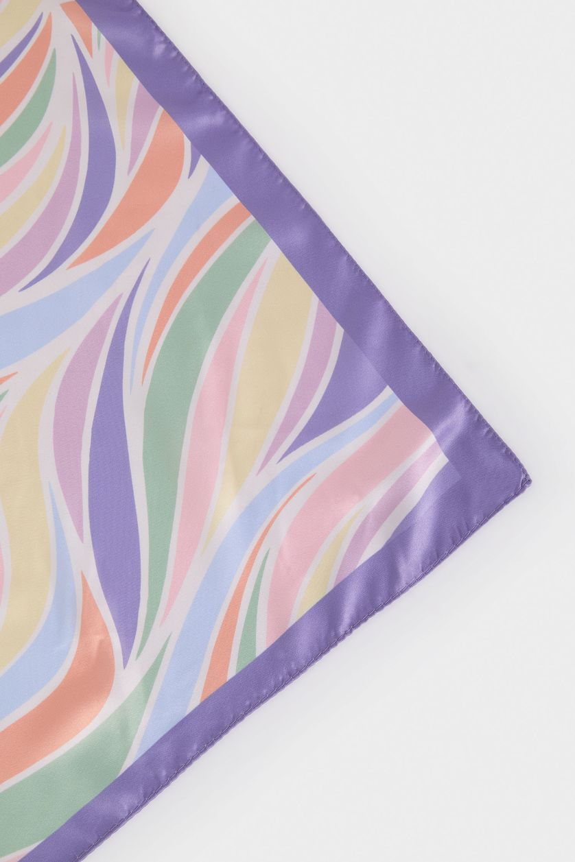 Woman Lilac Woman Printed Bandana