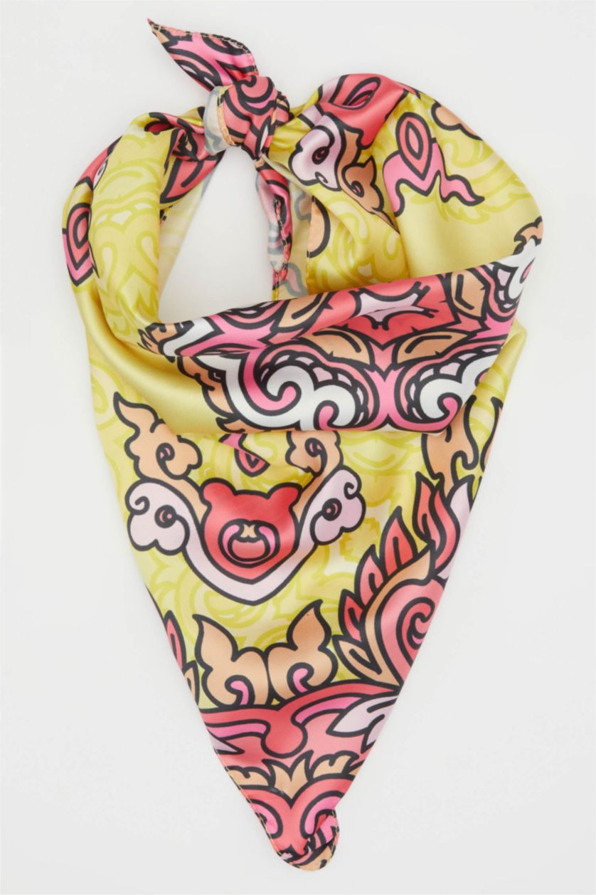 FEMME Violet Foulard imprimé pour femme