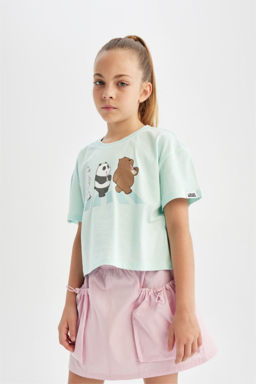GIRLS & TEENS Aqua Girl We Bare Bears Crew Neck T-Shirt