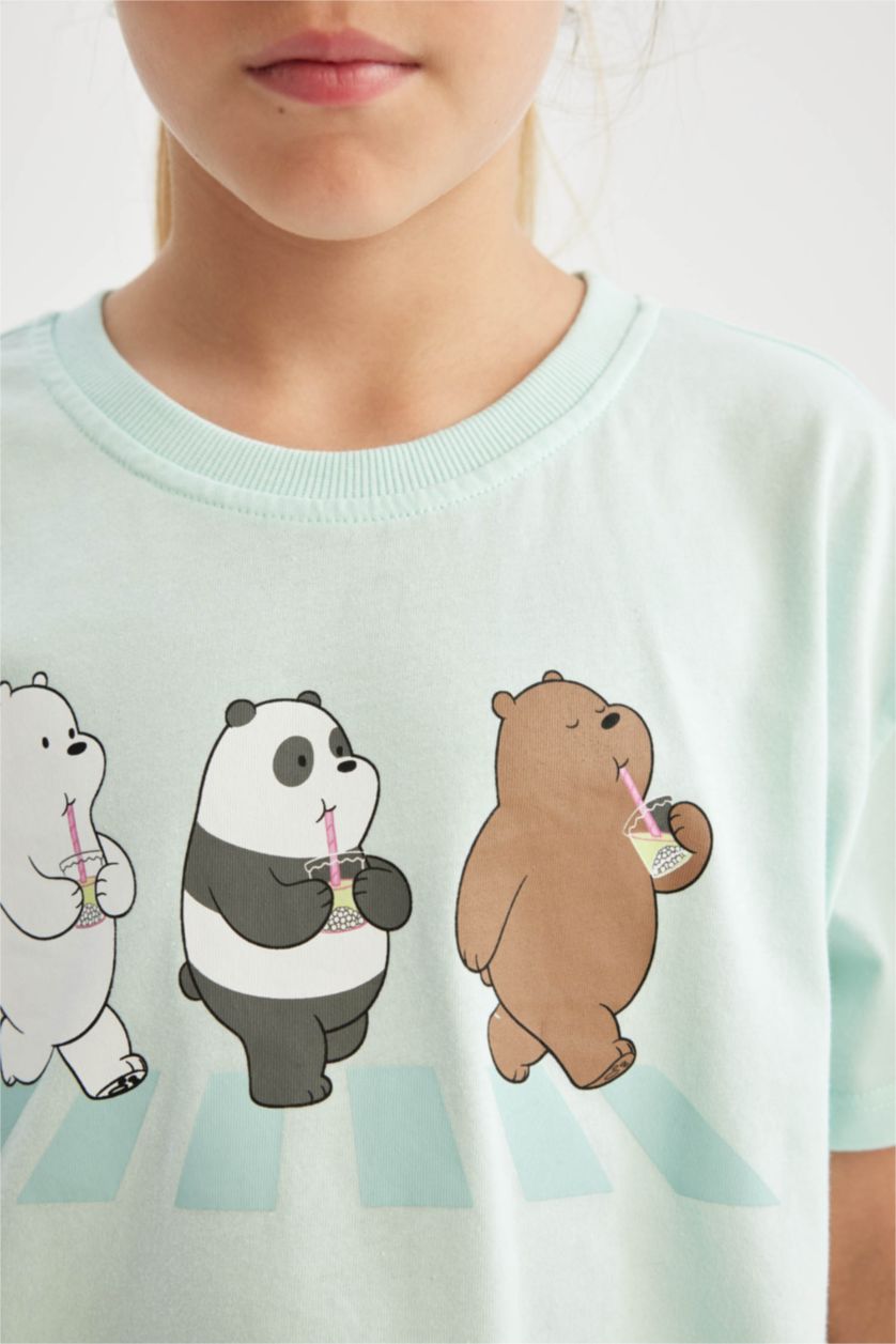 GIRLS & TEENS Aqua Girl We Bare Bears Crew Neck T-Shirt