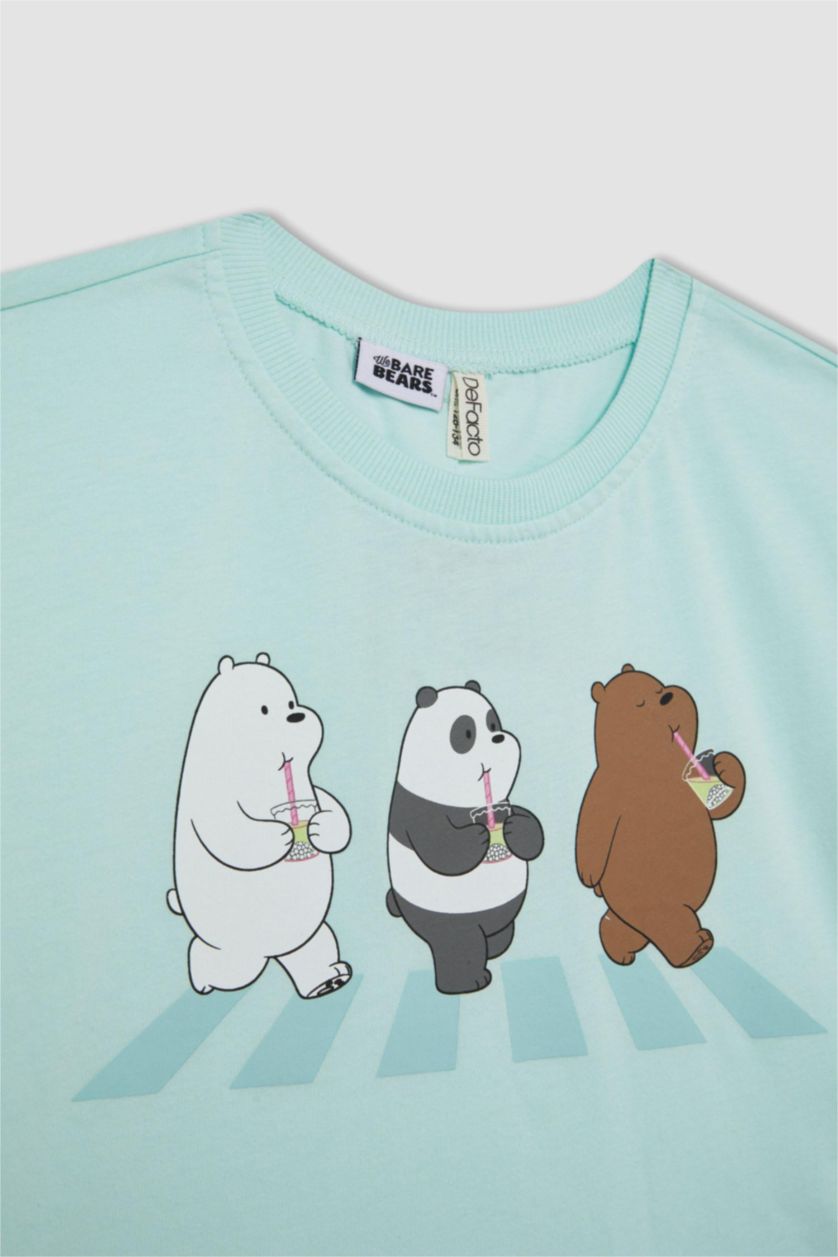 GIRLS & TEENS Aqua Girl We Bare Bears Crew Neck T-Shirt